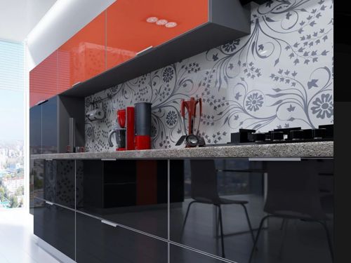 Crista modern magasfényű konyhabútor